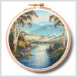 cross stitch pattern Ovens Valley, Autumn Hoop (Extra Large)