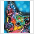 cross stitch pattern Pop Chihuahua (Large)