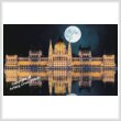 cross stitch pattern Parliament of Budapest