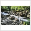 cross stitch pattern River on the Rocks (Large)