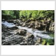 cross stitch pattern River on the Rocks