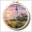 cross stitch pattern Spring Light Hoop (Large)