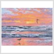 cross stitch pattern Sandpiper Beach (Large)