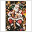cross stitch pattern Santa with Pets (Large)