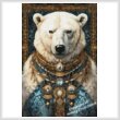 cross stitch pattern Tribal Polar Bear