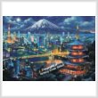 cross stitch pattern Tokyo Night (Large)