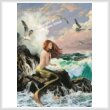 new cross stitch pattern - The Mermaid and the Ship (Crop)