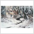 cross stitch pattern The Winter Lace Painting (Large)