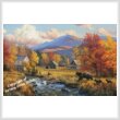 cross stitch pattern Valley of Colors (Crop)