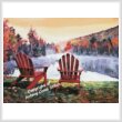 cross stitch pattern Vermont Romance (Large)