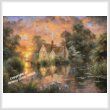 cross stitch pattern Wetland Cottage