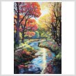 cross stitch pattern Abstract Landscape