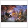 cross stitch pattern Black Bear Farm (Large)