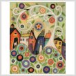 cross stitch pattern Blooming Town