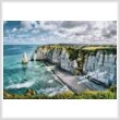 cross stitch pattern Etretat, France (Large)