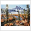 cross stitch pattern Mini Emerald Lake Mists