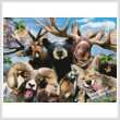 cross stitch pattern Rocky Mountain Selfie