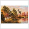 cross stitch pattern Secluded Home (Large)