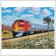 cross stitch pattern The Santa Fe Super Chief (Large)