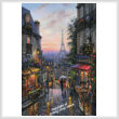 cross stitch pattern After the Rain in Paris (Large)