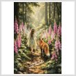 cross stitch pattern Mini Foxglove Fairy