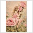 cross stitch pattern Rose Fairy