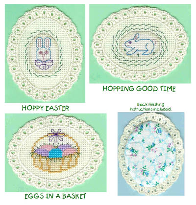 cross stitch pattern Hoppy Easter