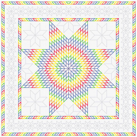 cross stitch pattern Lone Star