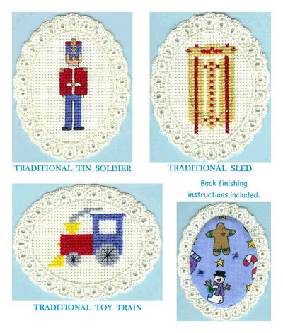 cross stitch pattern Traditional Christmas Toys
