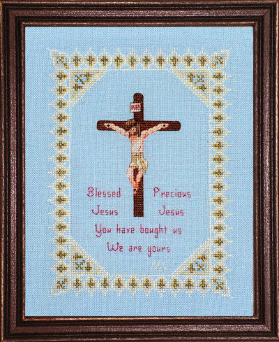 cross stitch pattern Precious Jesus