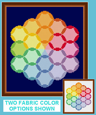 cross stitch pattern Almost A Color Wheel