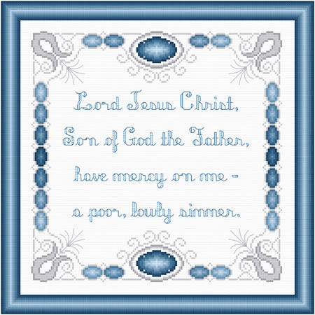 cross stitch pattern Mercy Prayer