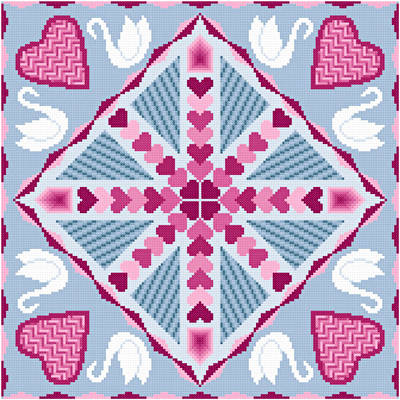 cross stitch pattern Tunnel of Love
