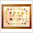 cross stitch pattern Autumn Glory
