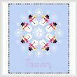 cross stitch pattern January - Snowmen   Snowflakes