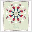 cross stitch pattern July - Patriotic Symbols