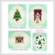 cross stitch pattern Decorating for the Holidays