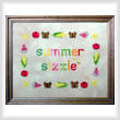cross stitch pattern Summer Sizzle