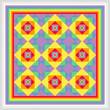 cross stitch pattern Expanding Triangles