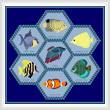 cross stitch pattern Tropical Fish Quilt