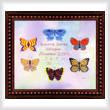 cross stitch pattern Butterfly Blessings