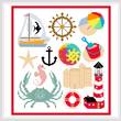 cross stitch pattern Seashore Images Collection