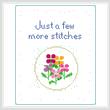 cross stitch pattern Just A Few More Stitches