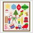 cross stitch pattern Traditional Christmas Collection