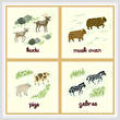 cross stitch pattern Two by Two They Came - Group 5