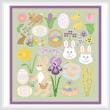 cross stitch pattern Spring - Easter Images 