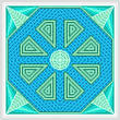 cross stitch pattern Flume - Green Inserts