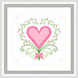 cross stitch pattern Hearts and Lace - Extravagant
