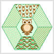 cross stitch pattern Wise Owl