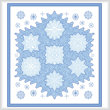 cross stitch pattern Snowflake Maze